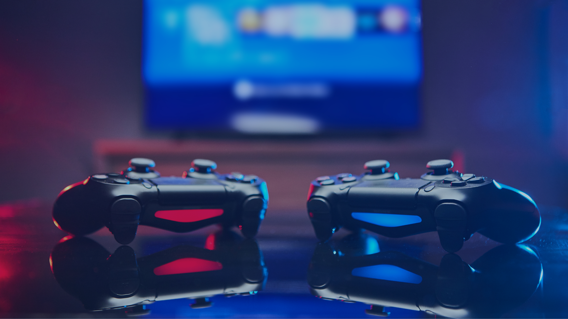 two-controllers-in-front-of-tv